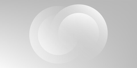 A minimalist abstract background featuring overlapping curves and circular shapes in various shades of gray, creating a smooth gradient and subtle depth