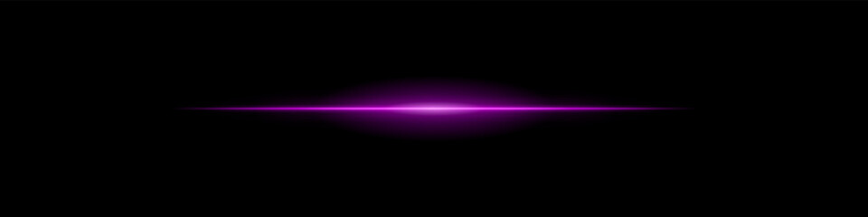 Elegant soft purple horizontal beam glowing on a dark background. A subtle flare evoking sunrise energy, cinematic transitions, or the first blink of futuristic awakening.