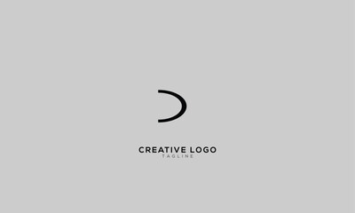 P Abstract initial monogram letter alphabet logo design