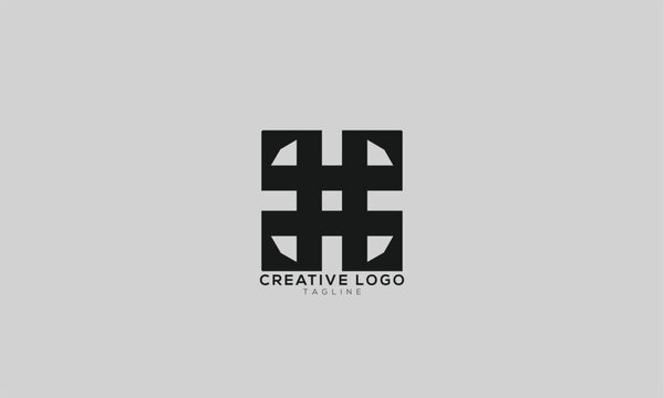HH EB B BB EE Abstract initial monogram letter alphabet logo design
