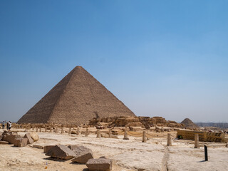 sphinx and pyramid