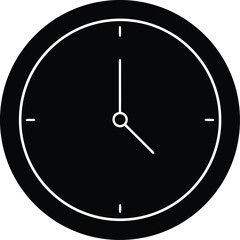 clock isolated on white background