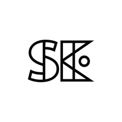 SE monogram logo design letter text name symbol monochrome logotype alphabet character simple logo