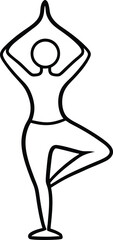 silhouette of a woman in a swimsuit