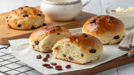 raisin buns