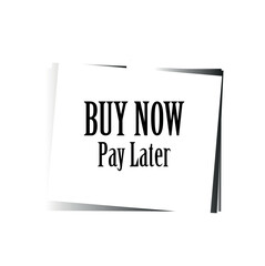 Grunge Buy Now Pay Later Label
