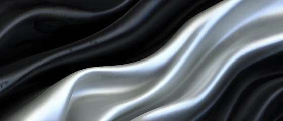 Obraz premium Abstract Black and White Tech Gradient Background