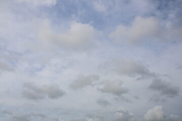 white clouds in the sky 