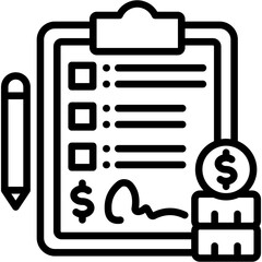 Financial Report Icon