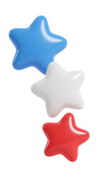 Obraz premium Three-color star