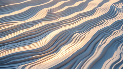 Obraz premium Get lost in the mesmerizing waves of sand, a captivating desert dreamscape