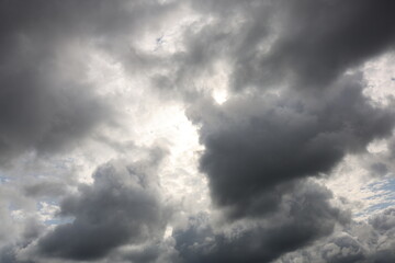 grey clouds in the sky