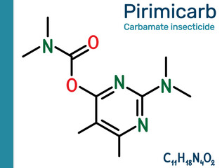 Imidacloprid molecule. Neonicotinoid insecticide used in agriculture and pest control