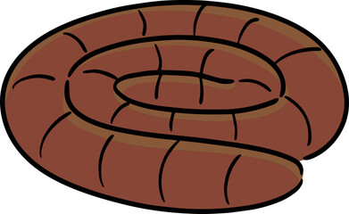 Illustration of worm
