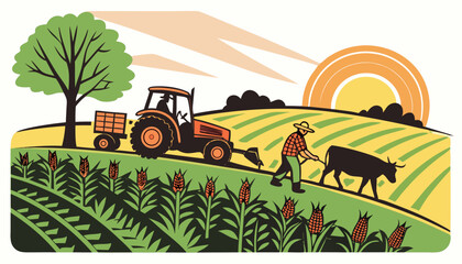 farm animals in a field