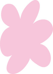 Freeform Abstract Pink Playful Cutout Form