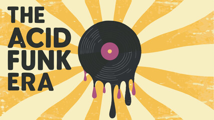 retro music background