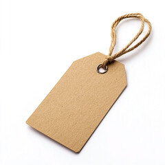 Blank Kraft Paper Gift Tag with Jute Twine