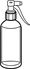 natural toner spray bottle design.