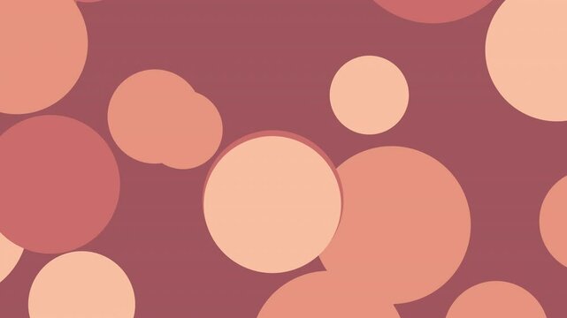 Astratto, sfumature di rosa e marrone, forme circolari sovrapposte