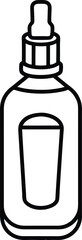 Whitening Essence Serum Bottle Icon.
