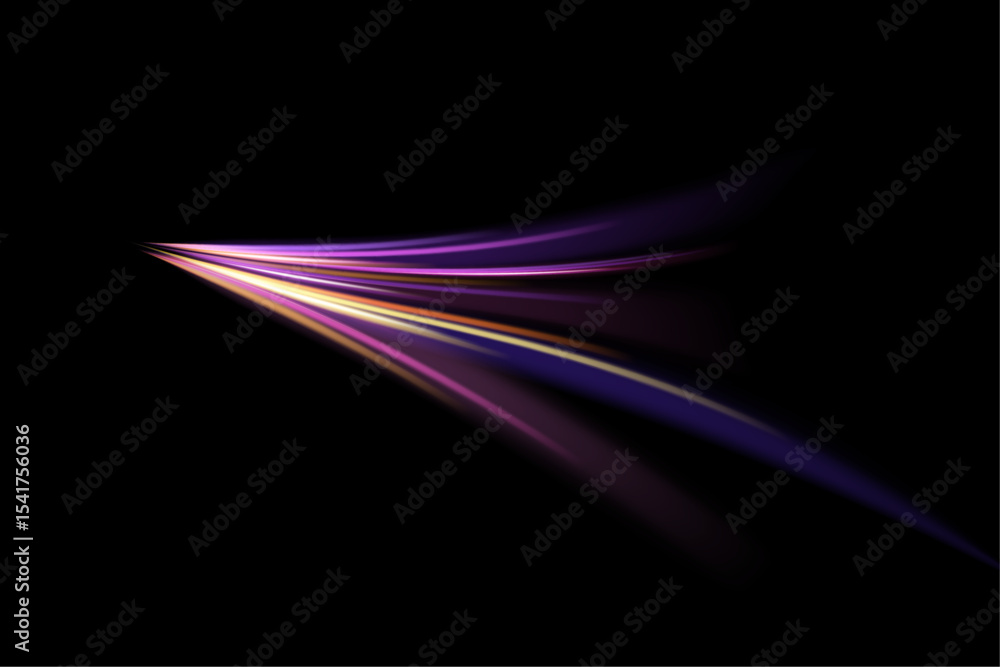 Poster abstract light flow of motion dynamics in bright colorful colors. for visual effects on the topic of