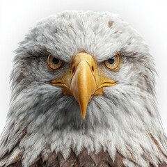 Majestic Bald Eagle Wildlife Photography: Stunning Close-Up with Regal Predatory Gaze