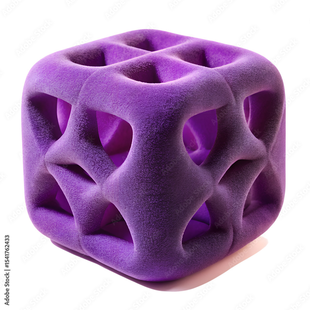 Poster a vibrant violet amethyst object isolated on a transparent background