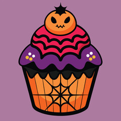 birthday cake with cupcake