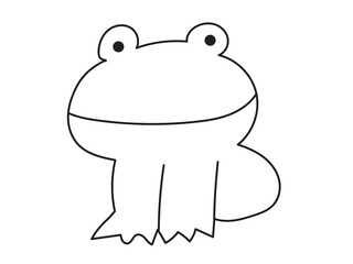 かえる（白）