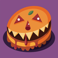 halloween pumpkin with a pumpkin