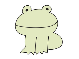 かえる（黄緑）