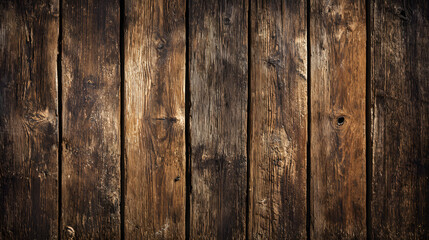 Dark Brown Wooden Planks Seamless Texture	