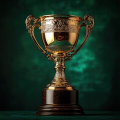 Golden Trophy Award in Celebration: Prestige, Achievement, and Victory Recognition
