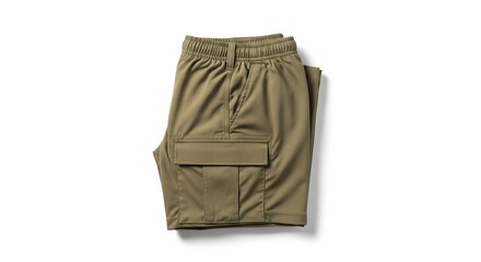 Shop men's khaki cargo pants elastic waist casual outdoor comfy lightweight breathable travel trousers