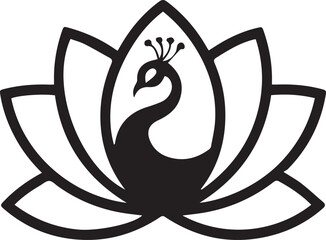 lotus, flower, bloom, petal, nature, silhouette, water, aquatic, sacred, plant, beauty, peace, buddhism, yoga, zen, meditation, tranquility, purity, floral, serenity, outline, botanical, elegant, calm