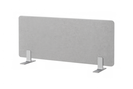 Sneeze guard standing on transparent background, protecting from virus and bacteria