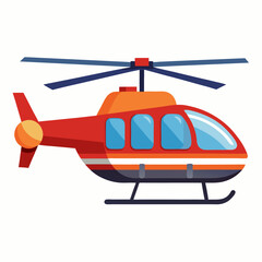 helicopter vector illustration