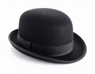 a bowler hat isolated on a white background