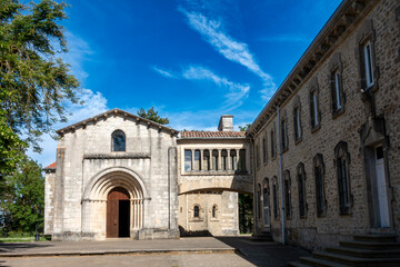 Romanesque West Portal of Sanctuary of Nuestra Senora de Estibaliz, Alava, Basque Country, Spain