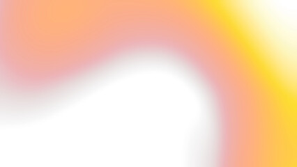 Abstract orange and yellow gradient swirl on Transparent  background.