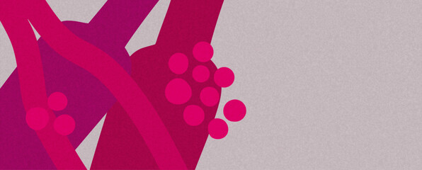 hand-drawn wine design template – banner, card or invitation with retro minimalist background