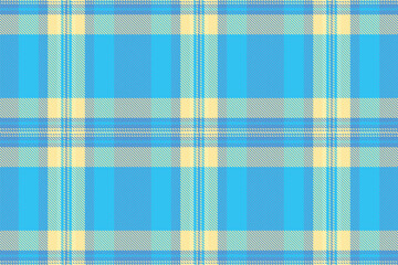 Vibrant blue and pale yellow plaid pattern.  Perfect for textile design, website backgrounds, or summerthemed projects.  This cheerful, seamless texture evokes feelings of warmth and optimism.