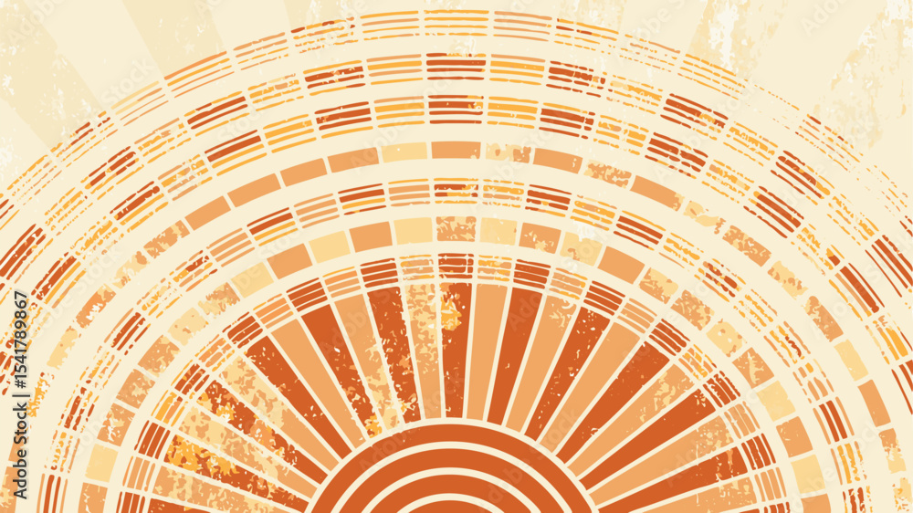 Poster abstract background with rays