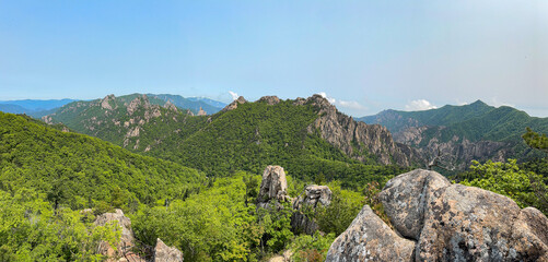 Majestic Mountain View in Seoraksan National Park
