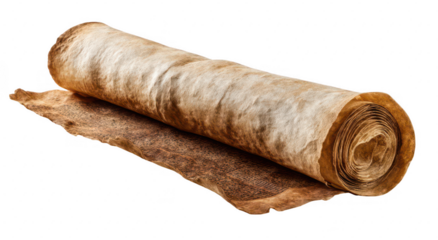 Ancient Scroll Laid Flat