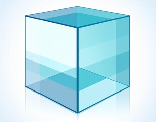 acrylic box abstract. 