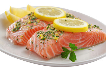 Lemon-Herb Salmon Ready to Cook
