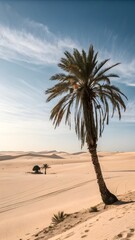 palm trees on the beach