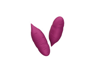 sweet potatoes icon 3d illustration render